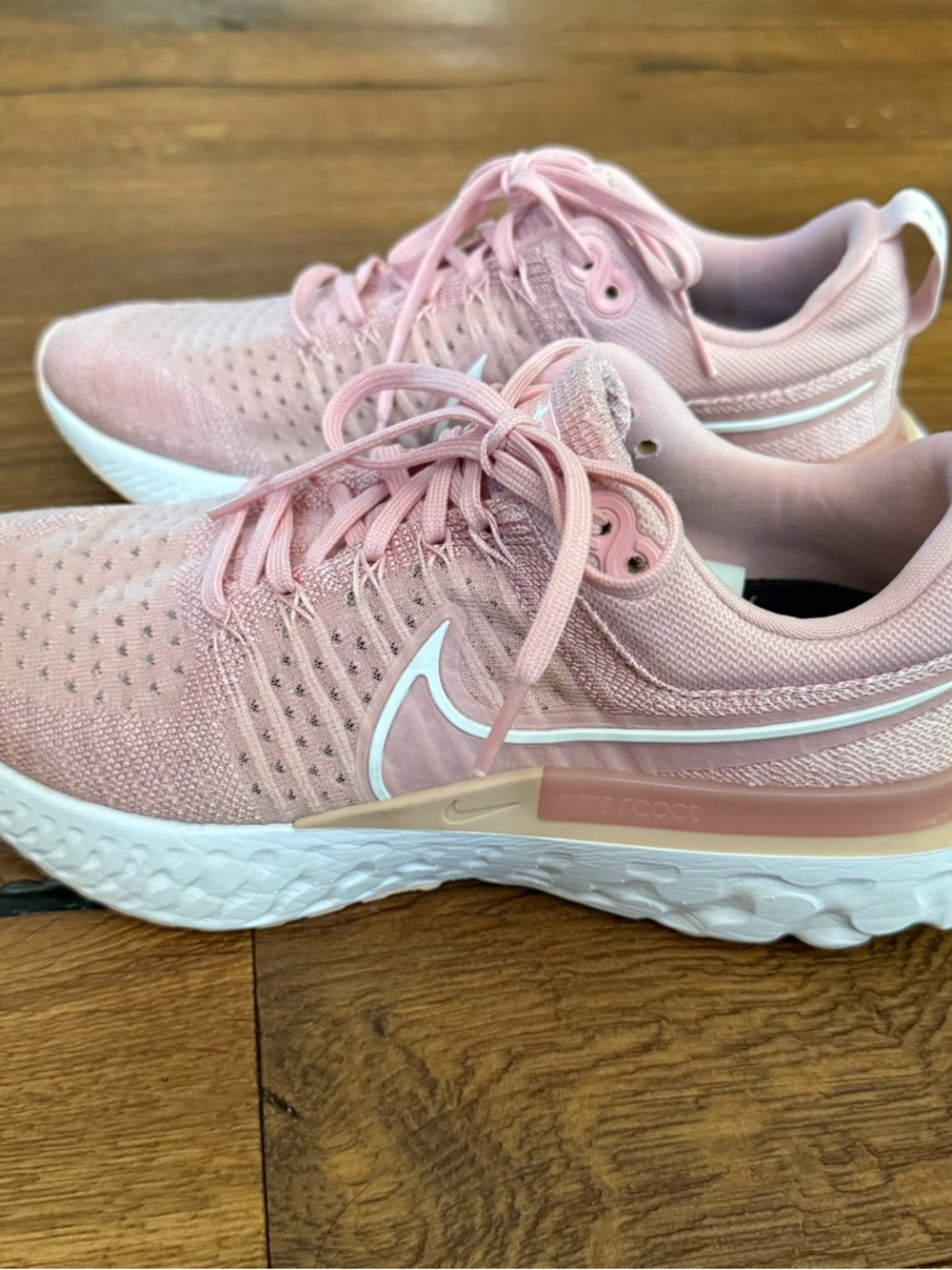 Nike Women’s Light Pink Knit Running Sneakers